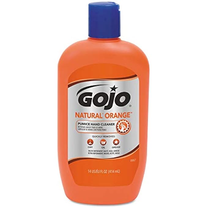 Gojo (1) - NATURAL ORANGE PUMICE HAND CLEANER - 410ML SQUEEZE BOTTLE - Image 2